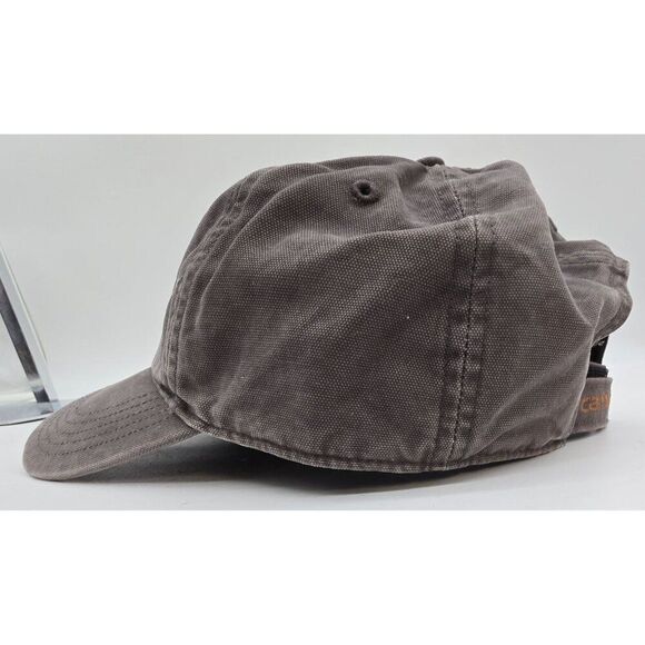 Carhartt Brown/Gray Cotton Baseball Cap Adjustable Strap Unisex Casual Style - Picture 4 of 5